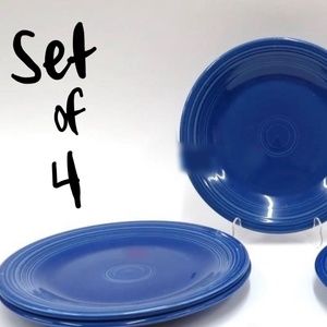 Fiesta SAPPHIRE Limited Exclusive Bloomingdales Dinner plates Fiestaware